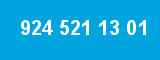 924 521 13 01 924 521 13 01